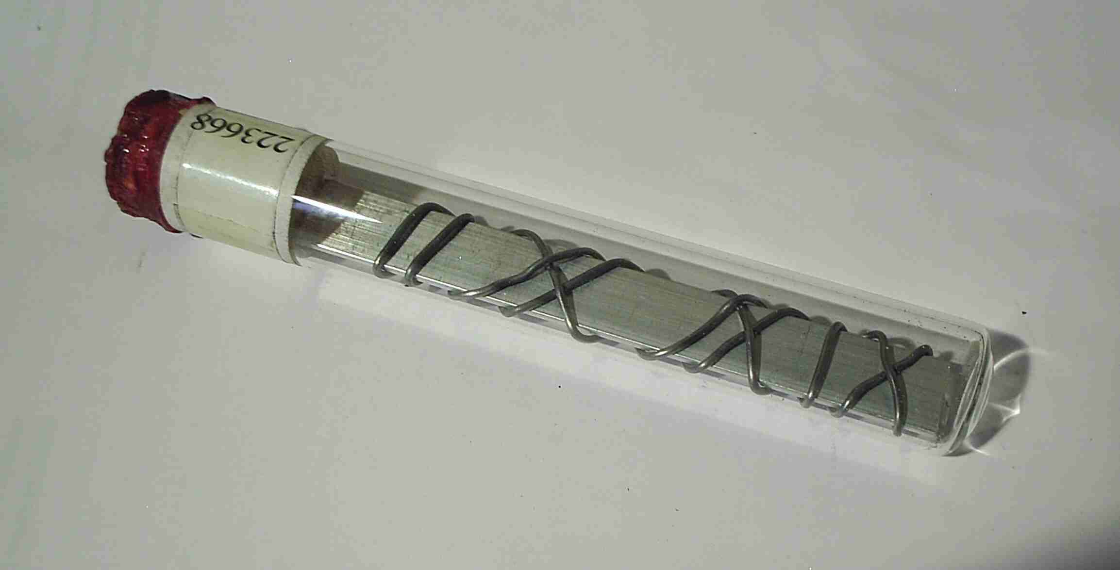 Tube de plomb - effet d'adoucissement 660°C - expérience PK JPG